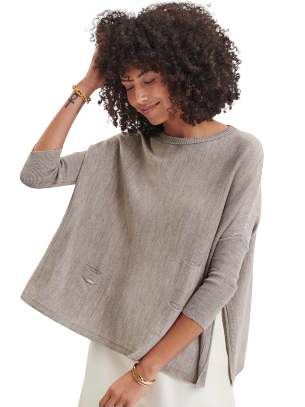 Mersea Catalina Sweater Driftwood